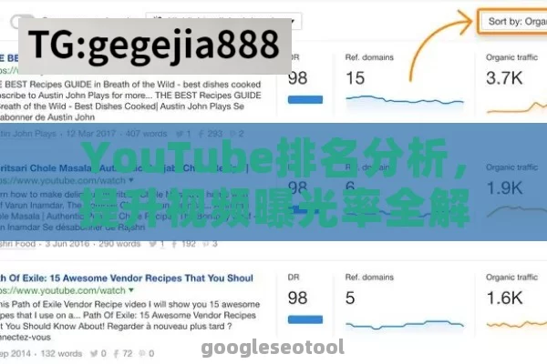 YouTube排名分析，提升视频曝光率全解读