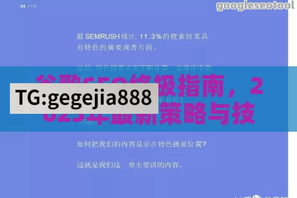 谷歌SEO终极指南，2023年最新策略与技巧，提升网站排名与流量