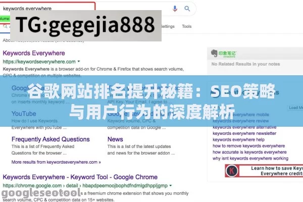 谷歌网站排名提升秘籍：SEO策略与用户行为的深度解析