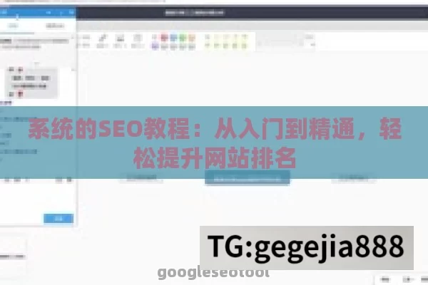 系统的SEO教程：从入门到精通，轻松提升网站排名