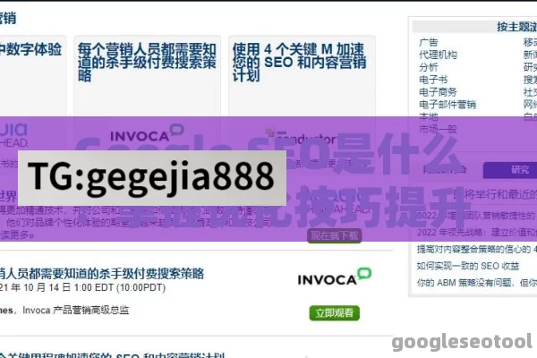 Google SEO是什么？掌握优化技巧提升网站排名