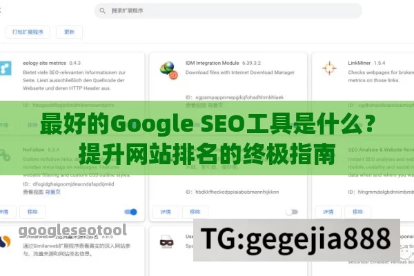 最好的Google SEO工具是什么？提升网站排名的终极指南